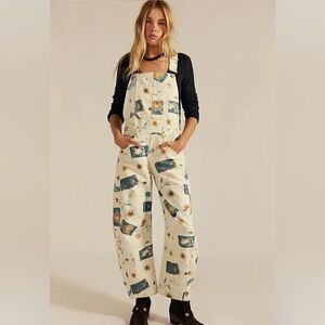 Free People - We The Free Goodluck Barrel Overalls!!! Size XSmall!!! 🔥 🔥 🔥